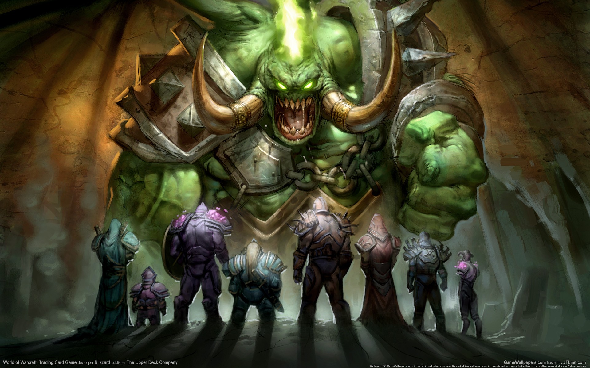 mundo de warcraft wow héroes guerreros demonio