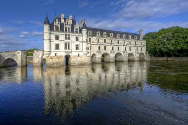 Bogen Reflexion Gebäude Schloss Deutschland Frankreich