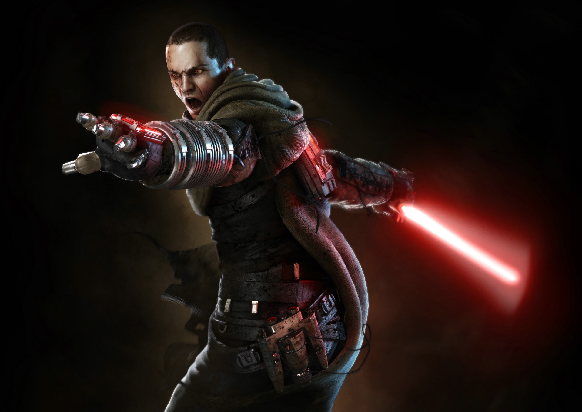 w the force unleashed star wars spada laser starkiller galeno