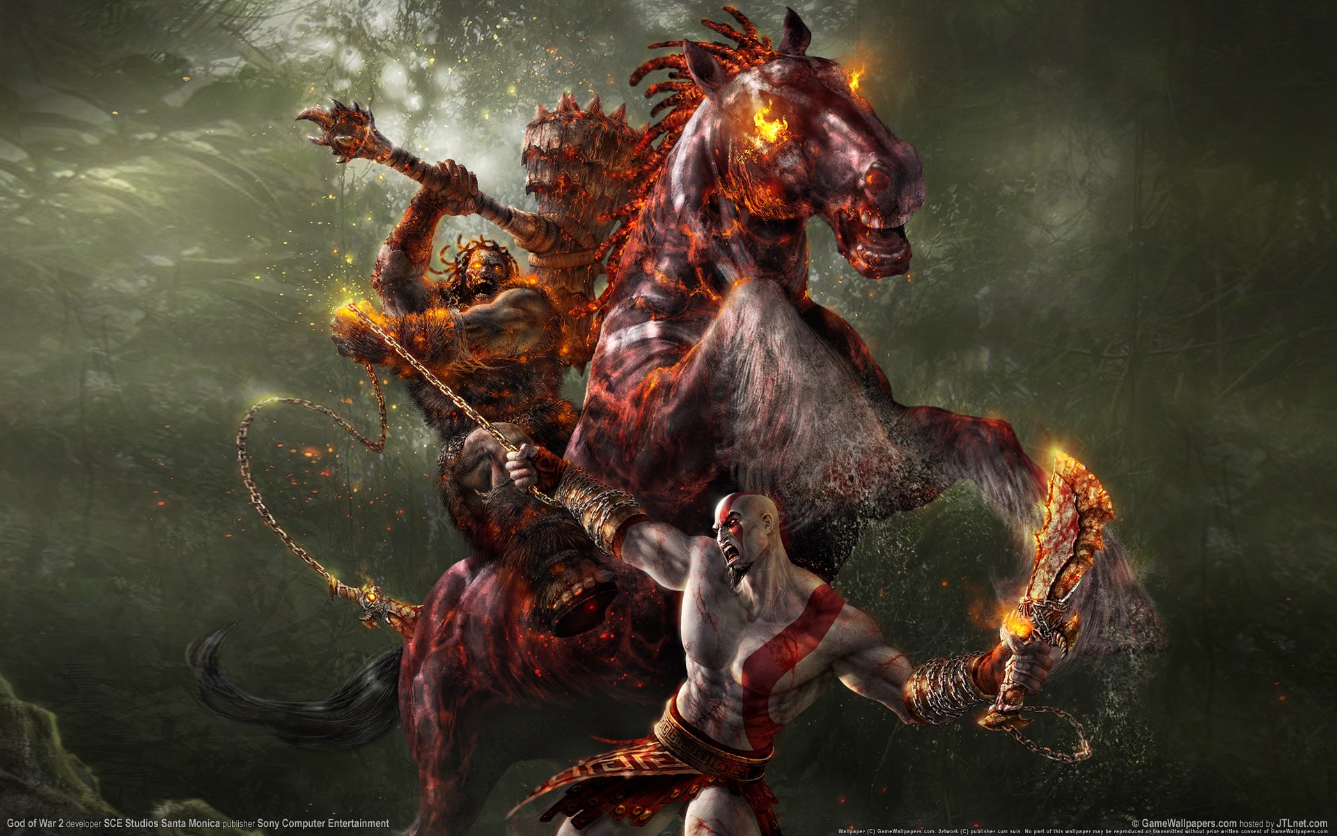 horseman circuit horse battle god of war 2