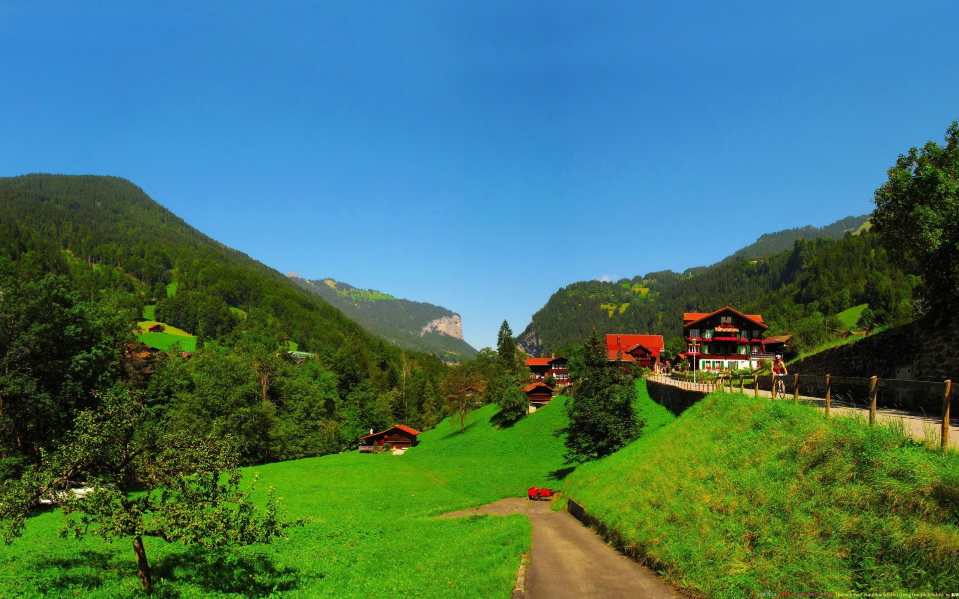 bern lauterbrunnen kraj miasto