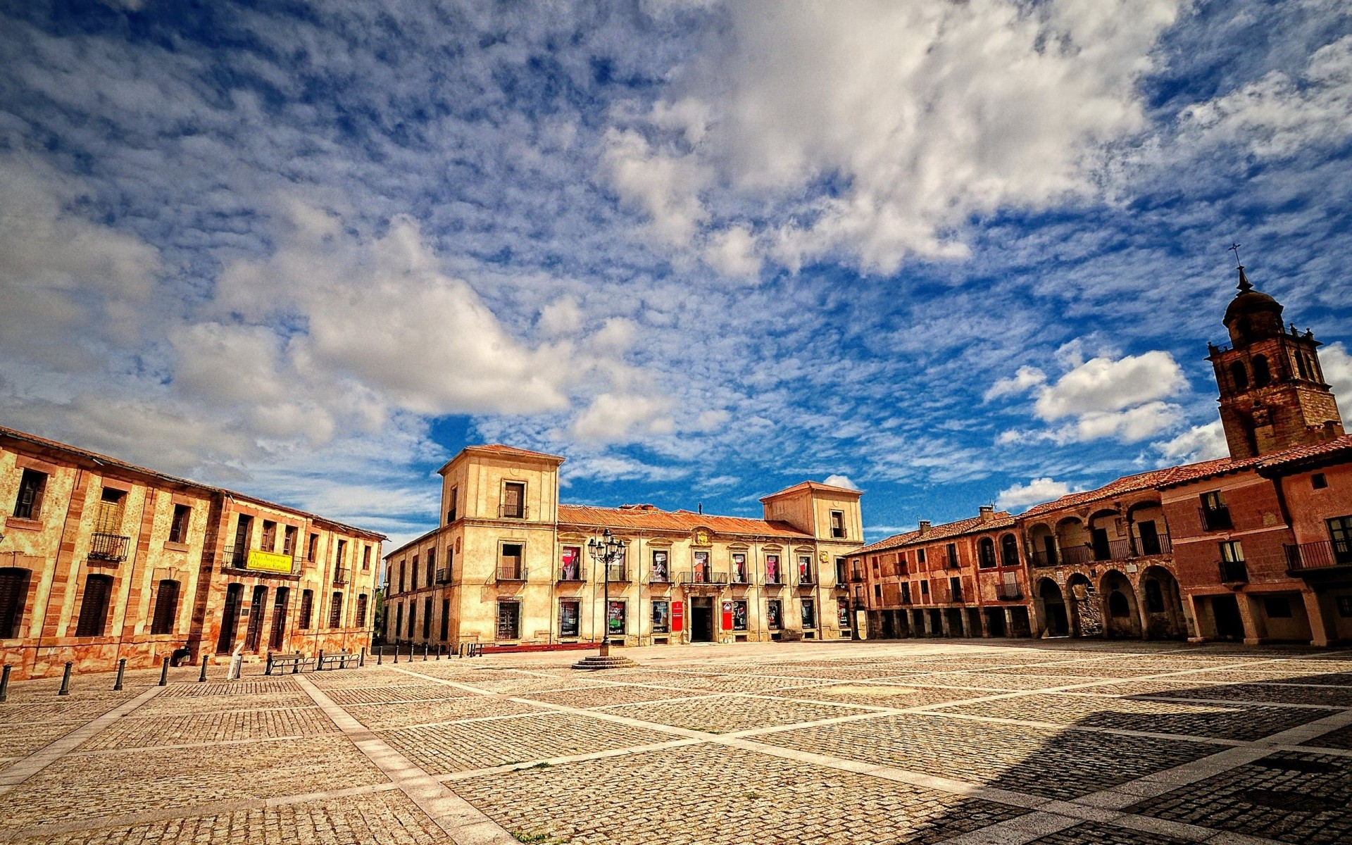 mercado edificio nubes arquitectura hdr ciudad