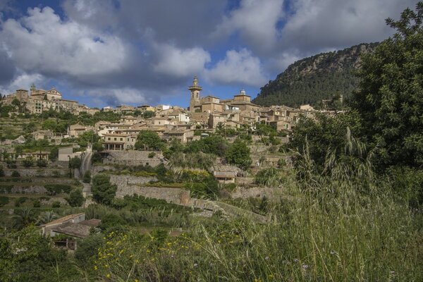 Verlassene Altstadt in der Steppe