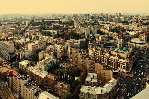 Case cupe della città di Kiev