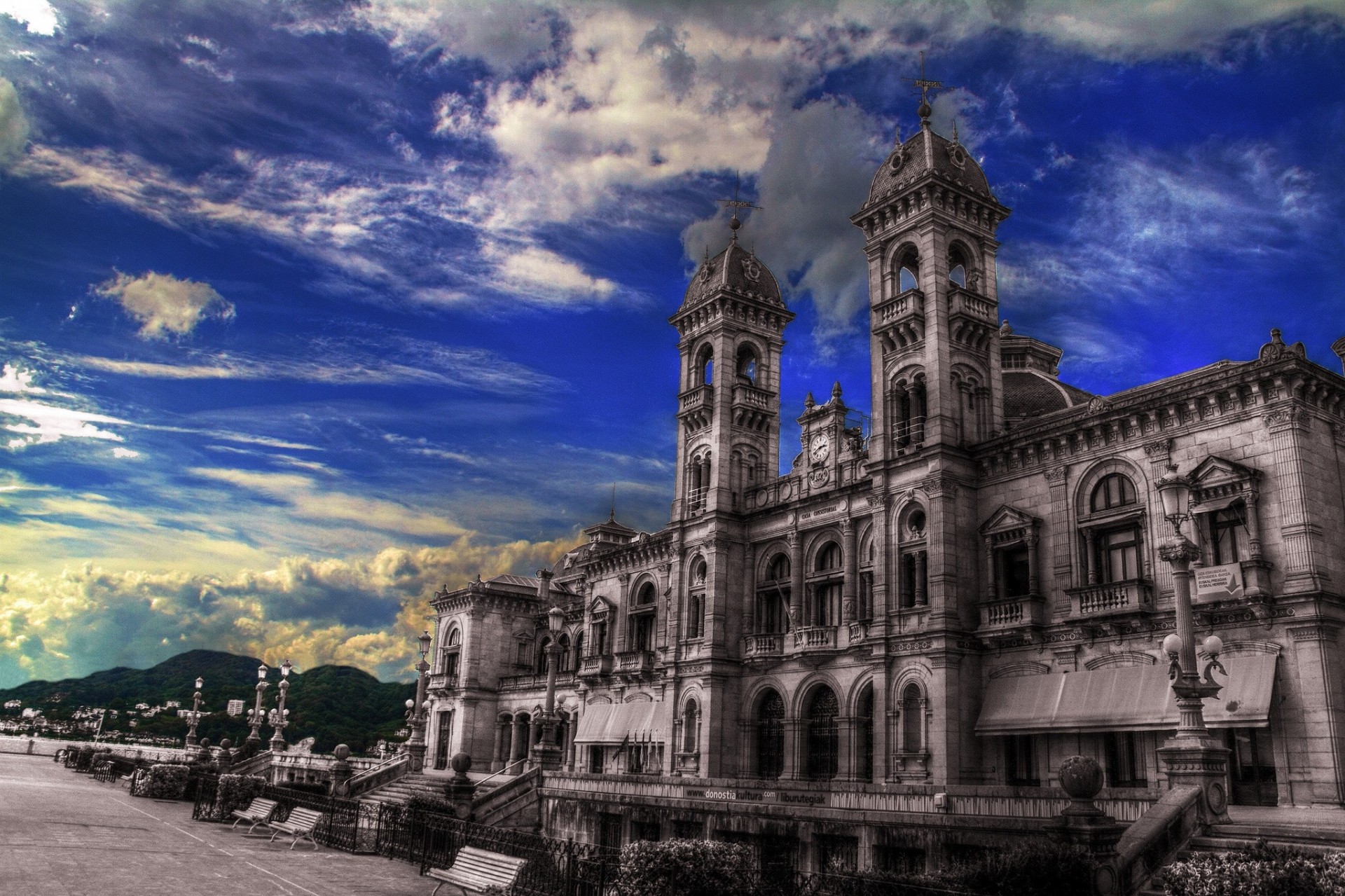 espagne hôtel de ville ciel bâtiment pays basque