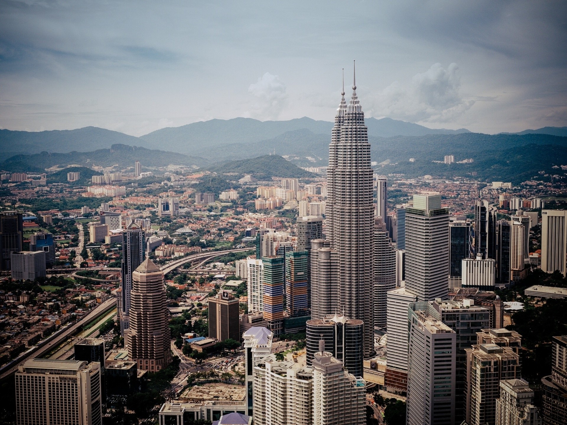 malaisie panorama bâtiment kuala lumpur