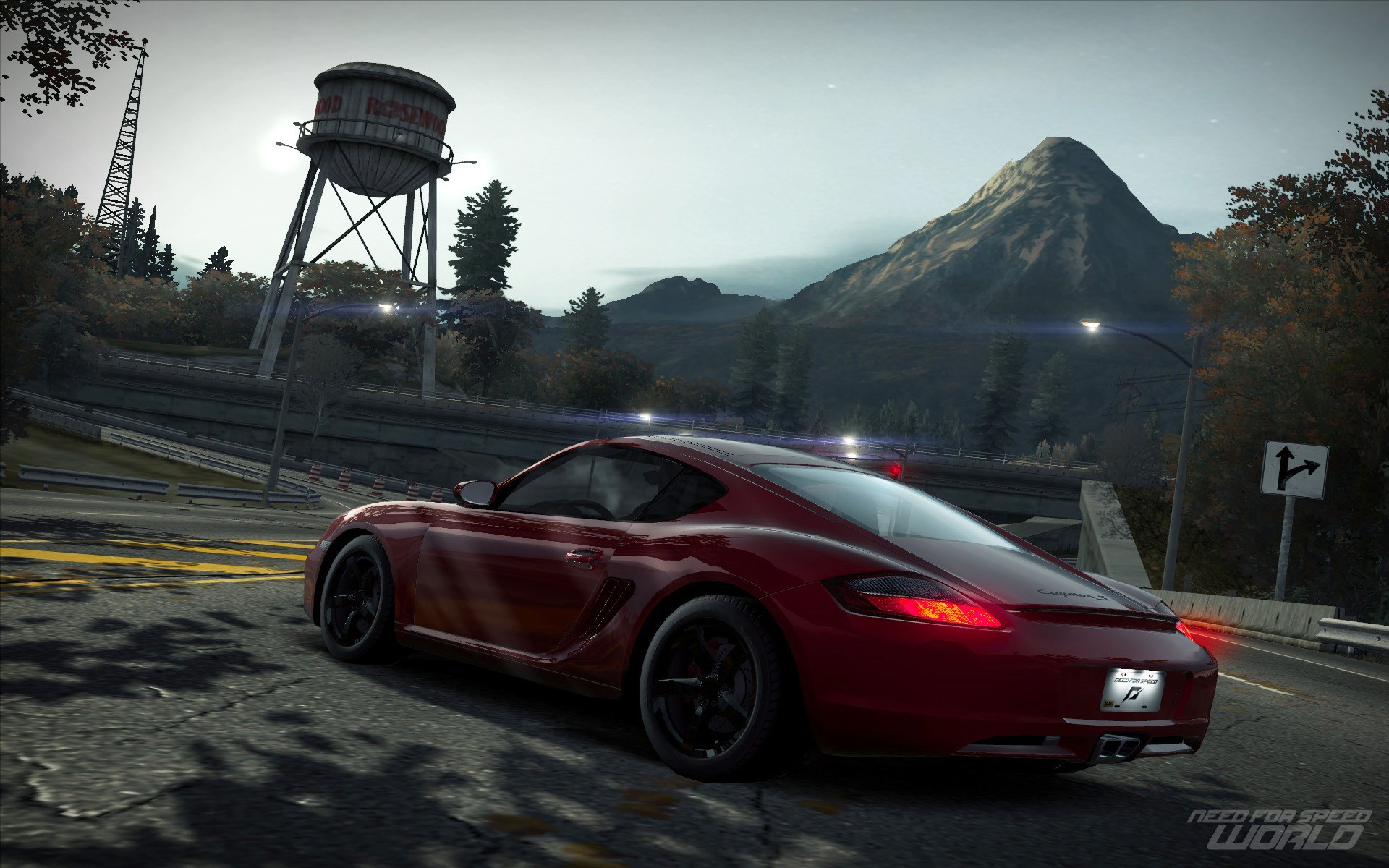 nfs world porsche montaña