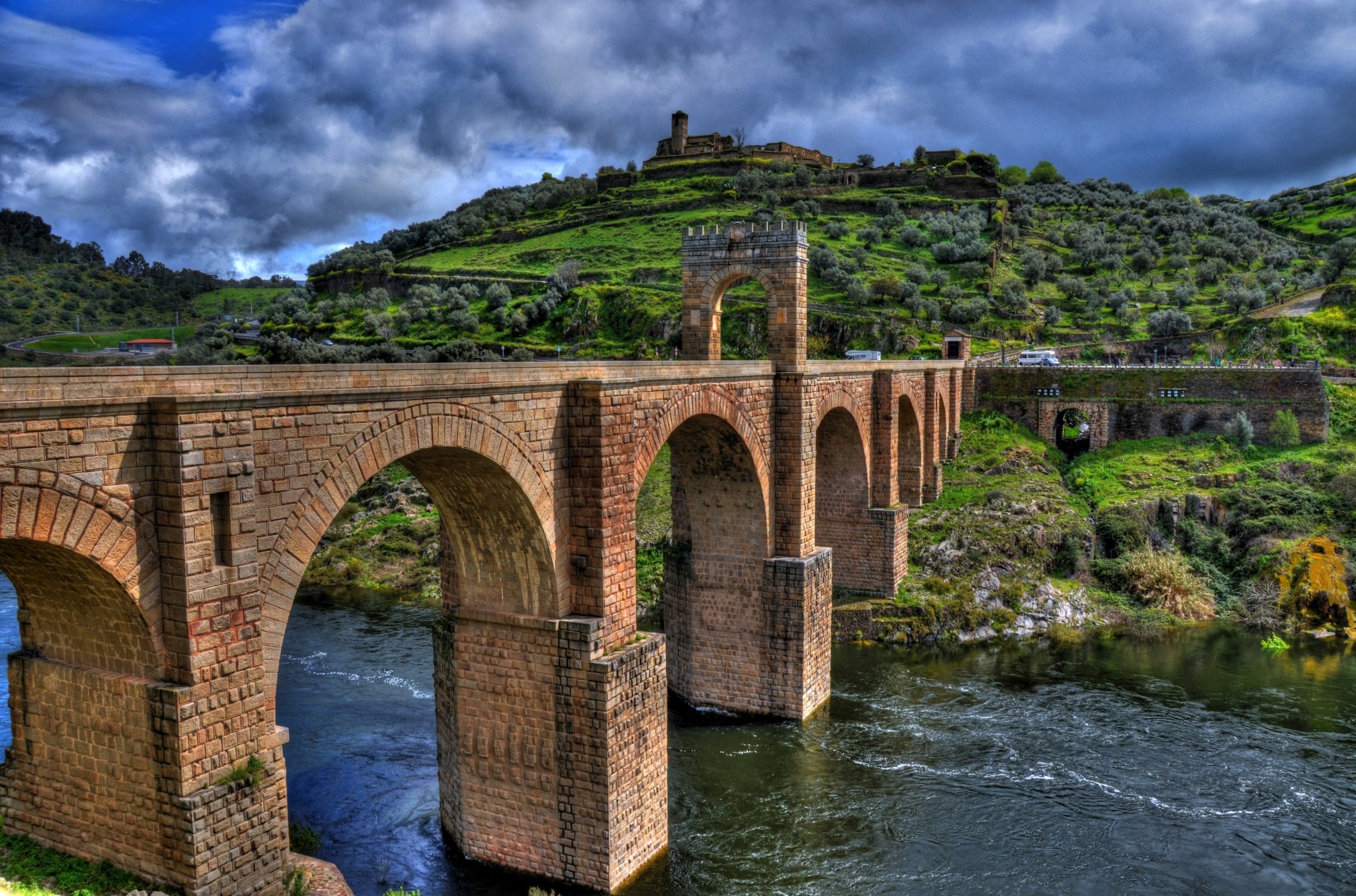 brücke fluss spanien