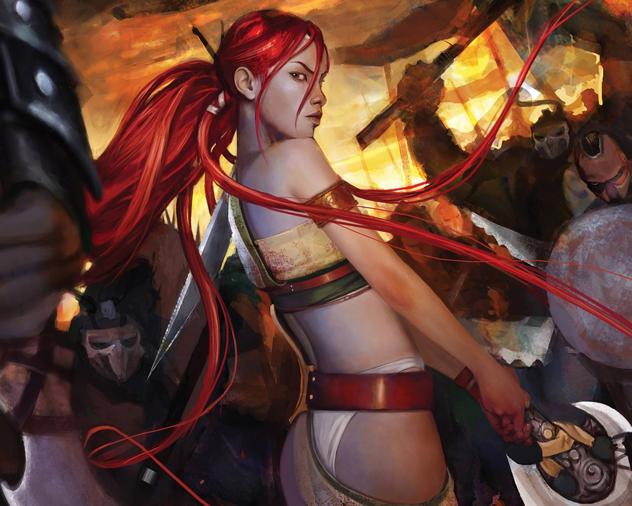 heavenly sword nariko girl divine sword warrior