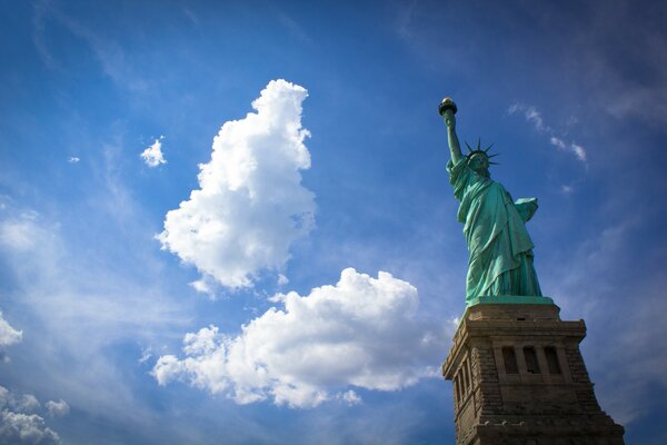 Bella statua della Libertà a New York