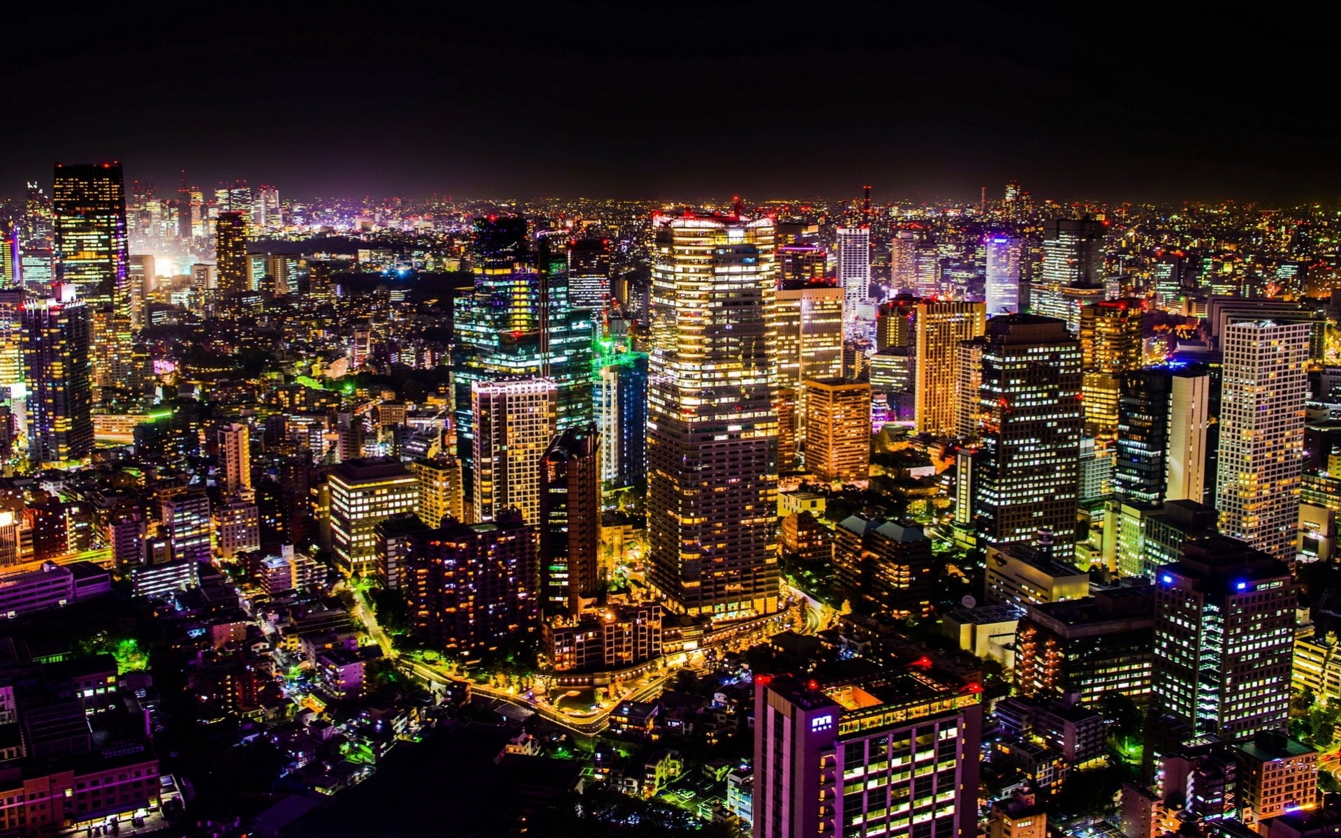 noche tokio ciudad