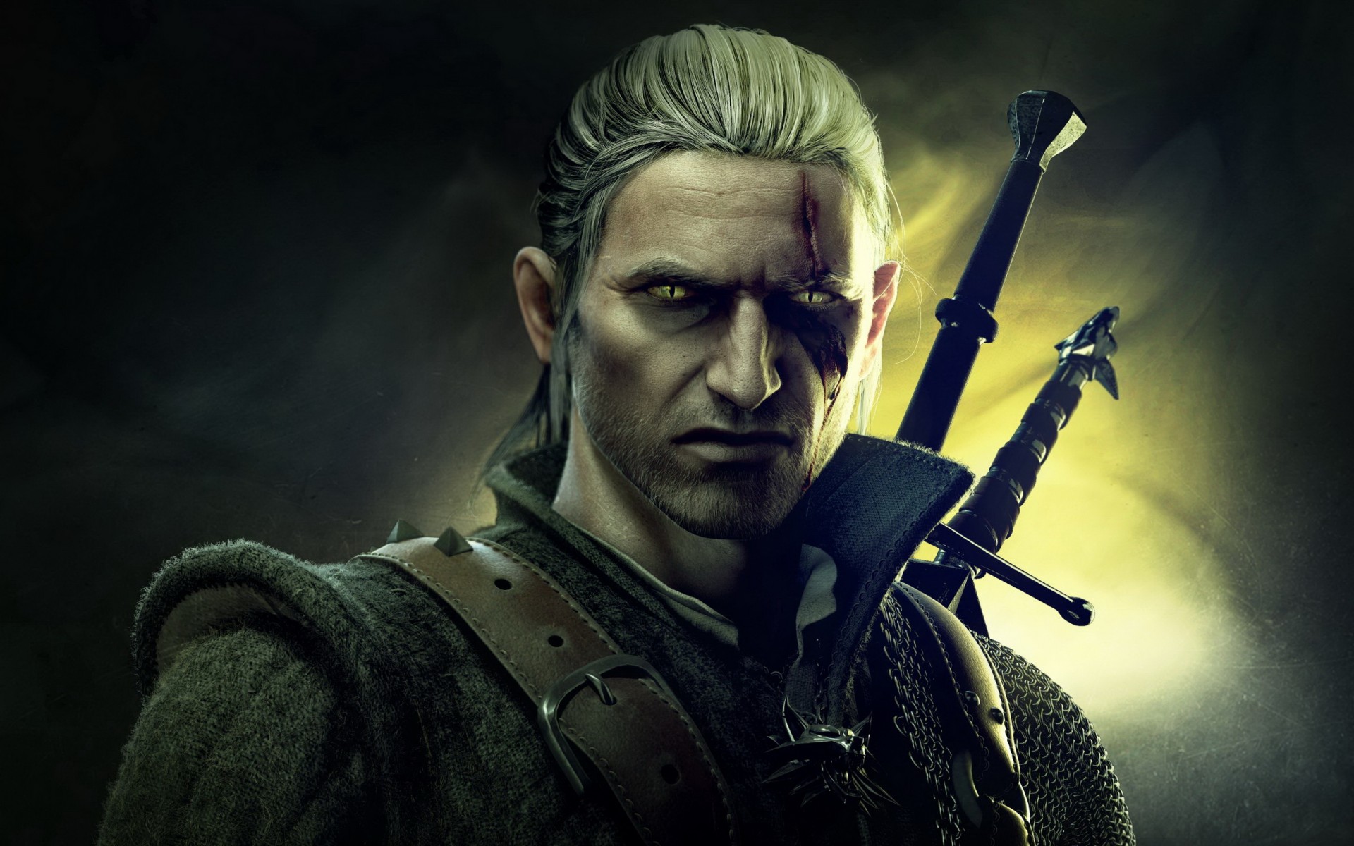 the witcher 2 убийцы королей ведьмак шрам змеиные глаза