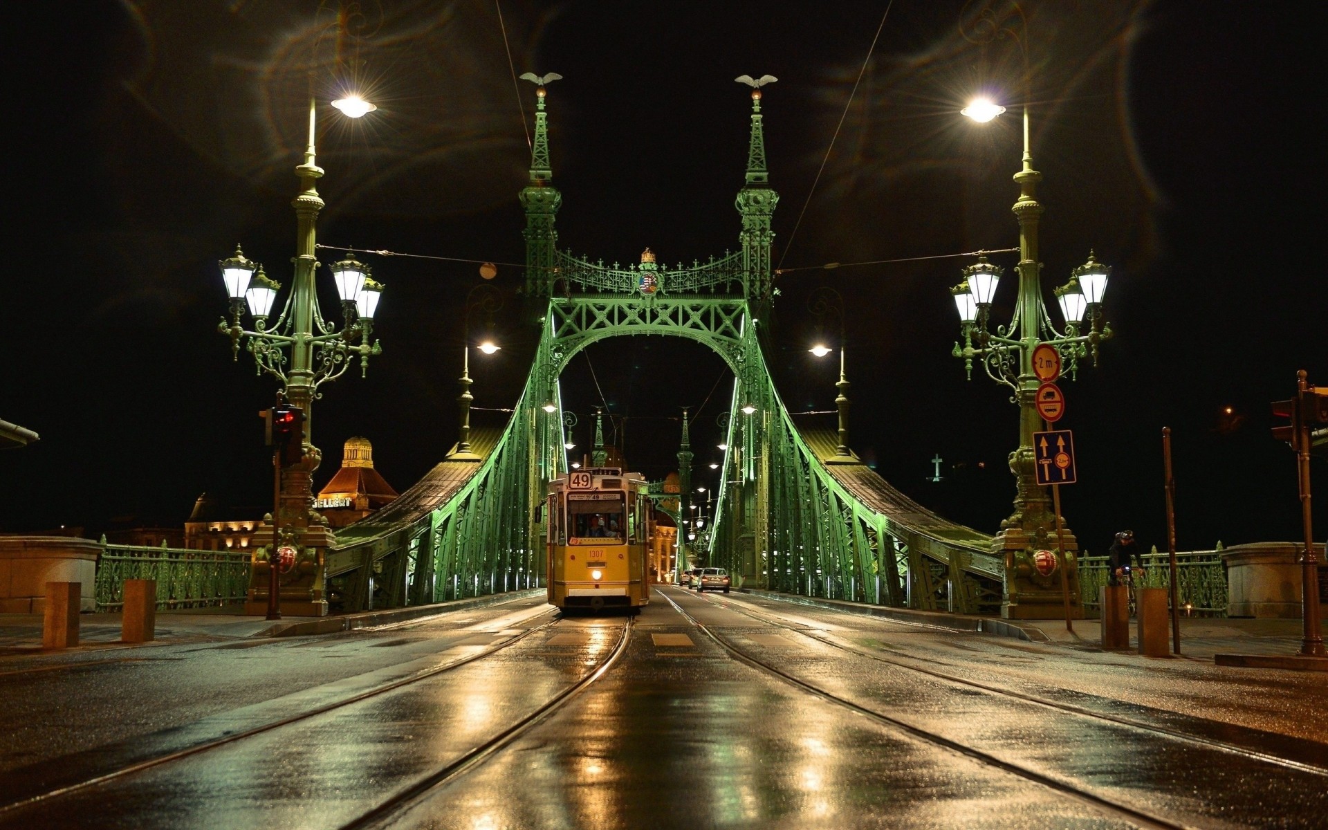 bridge budapest night