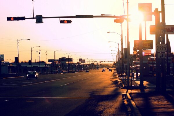 Street and road gray city