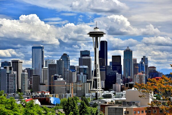 Washington Seattle City Wolkenkratzer