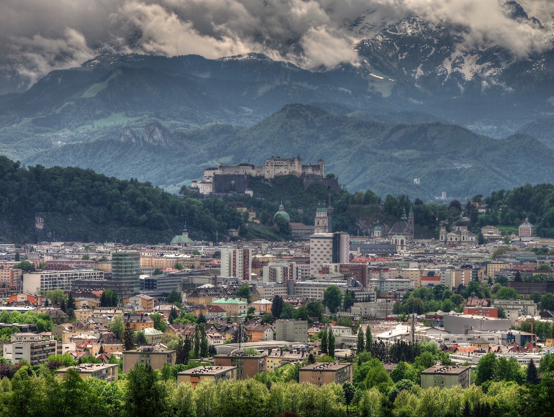 montañas salzburgo austria ciudad