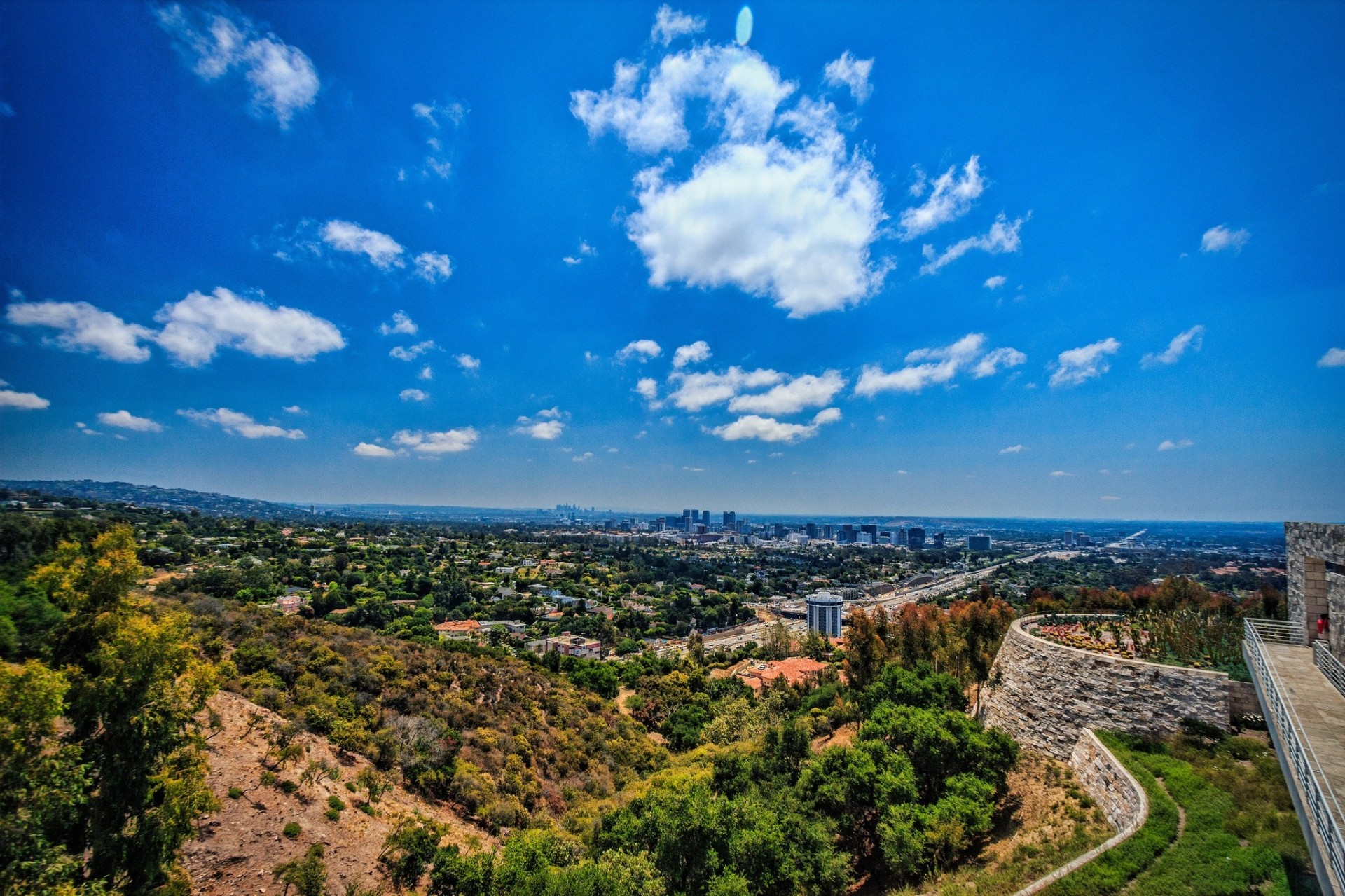 los angeles california panorama