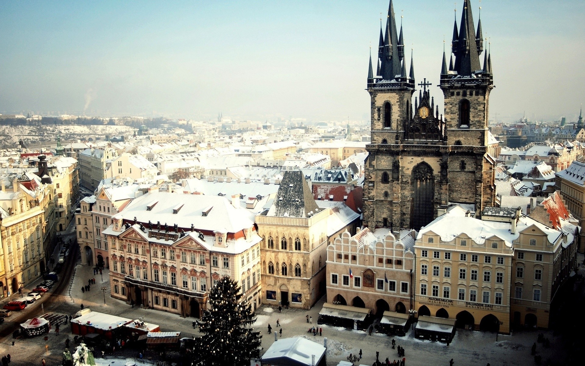 miasto czechy czechy praga rynek starego miasta