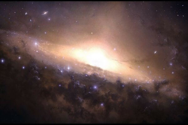 Helles Licht der Galaxiensterne