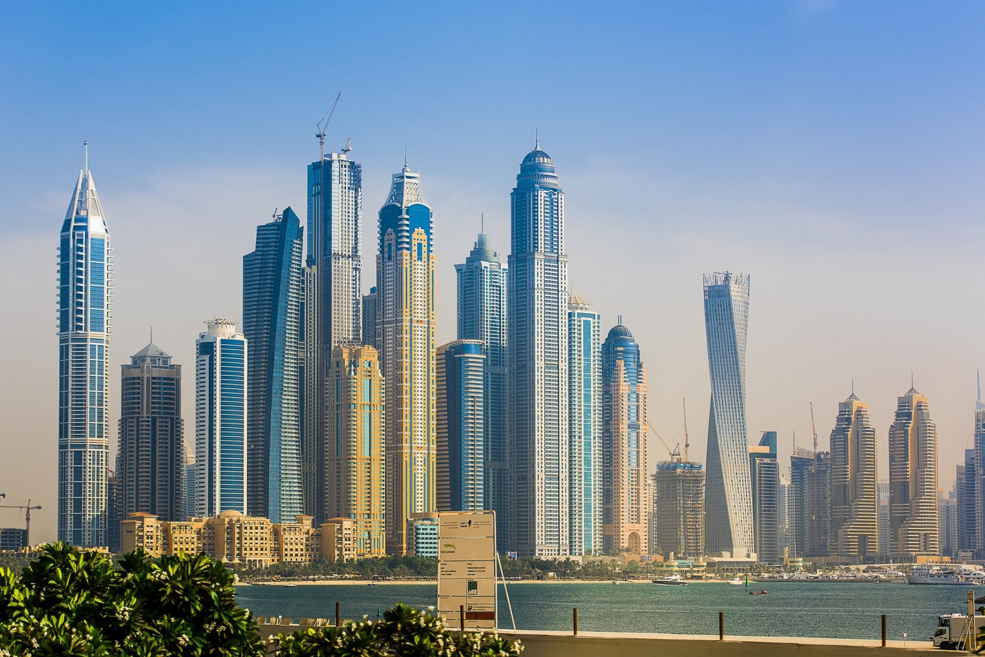 dubaï marina gratte-ciel ville eau dubaï marina gratte-ciel