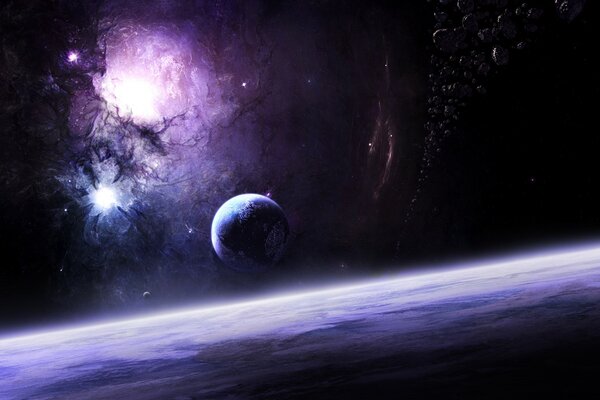 Pojawienie się supernowej miliardy lat od planety