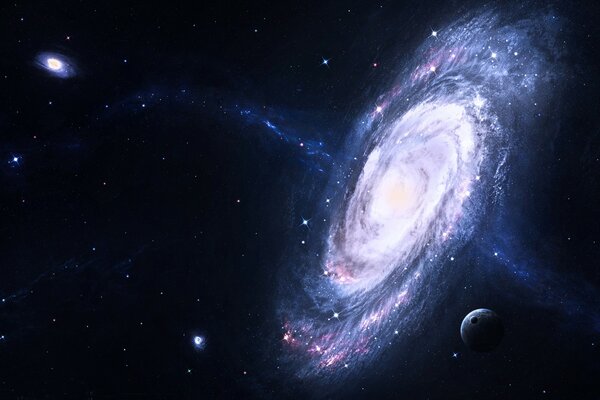 Belle photo de la galaxie de l espace