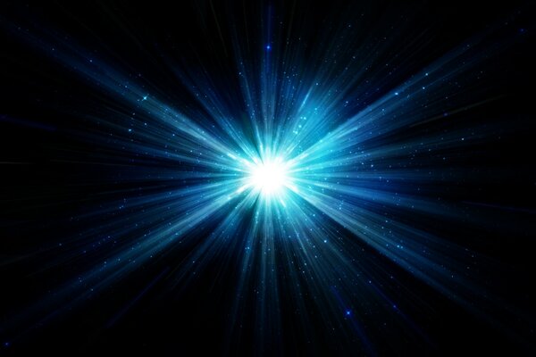 La lumière de l aurore bleue de l étoile