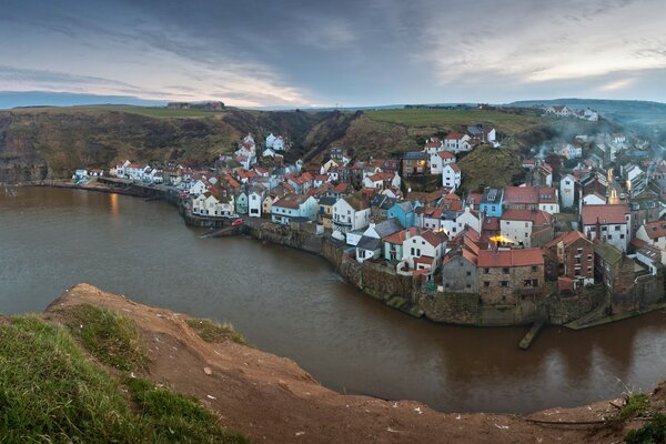 Hiver dans le Yorkshire du Nord de l Angleterre