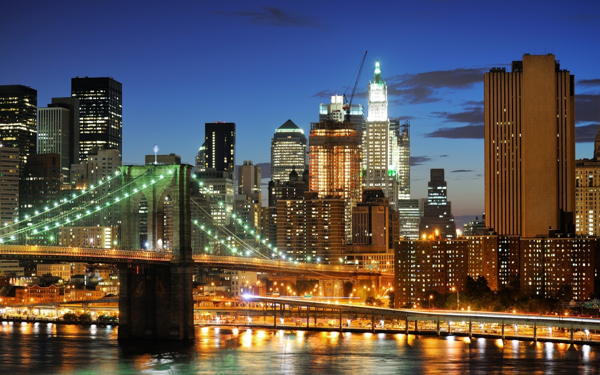 nowy jork brooklyn bridge usa