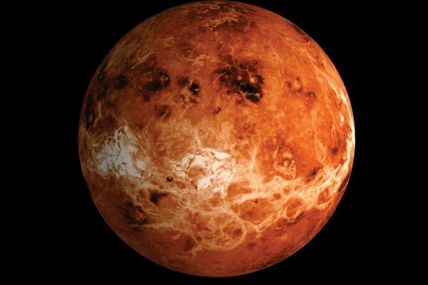 Fond de Vénus, planète Vénus