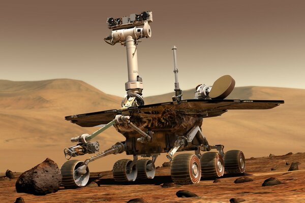 The ROVER is on the planet Mars