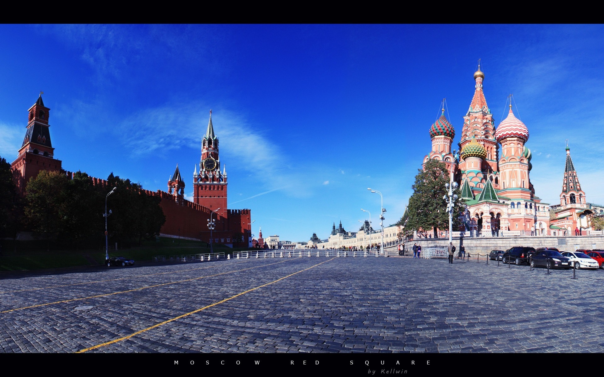 russie moscou paysage vue place rouge carré rouge ville vasilievsky descente