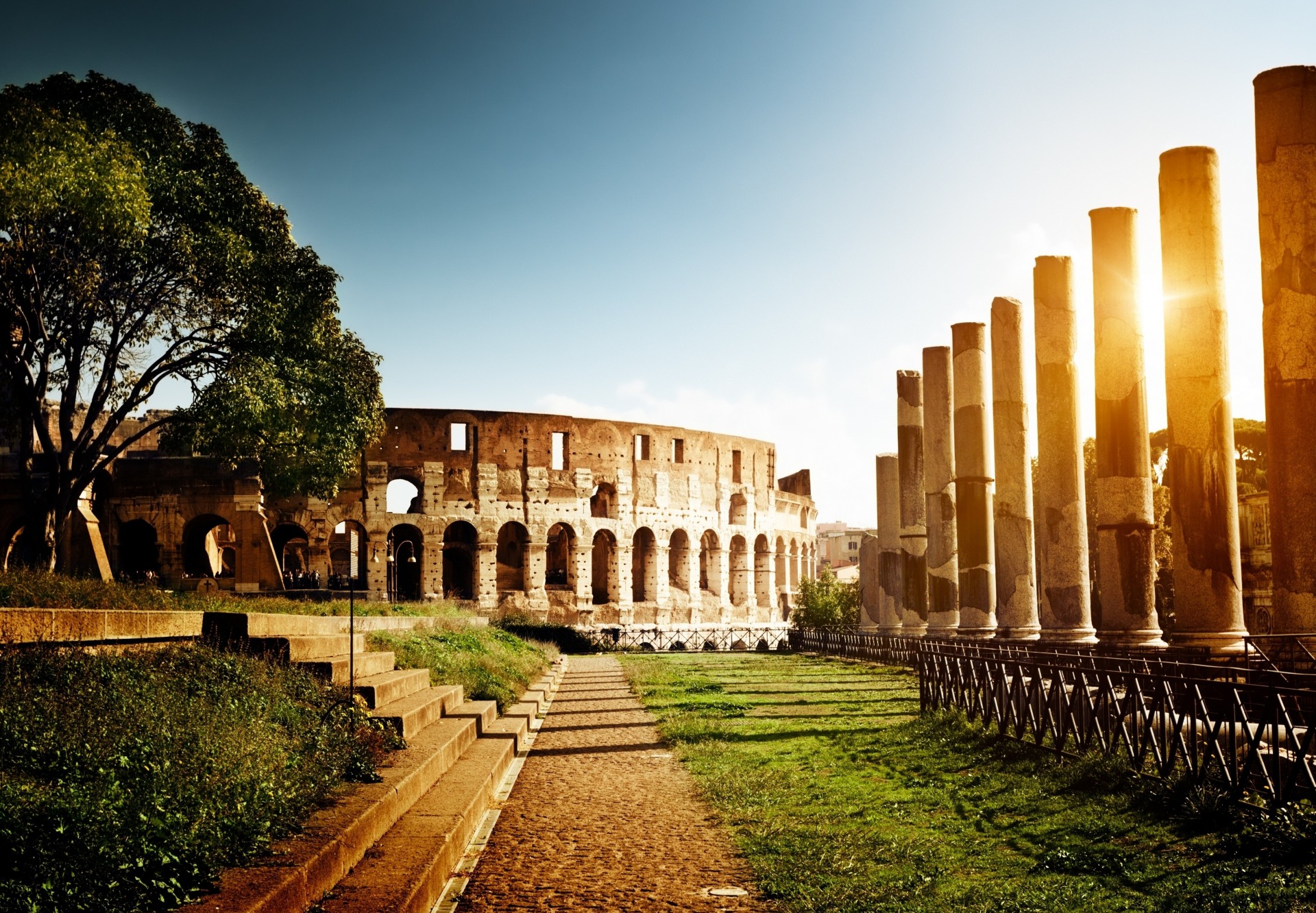 italie amphithéâtre colisée rome