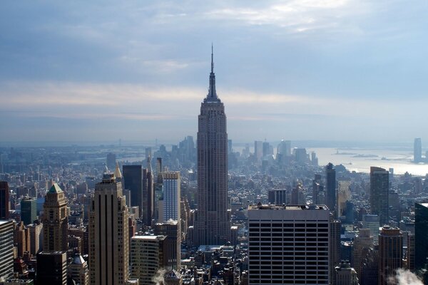 Panorama of New York. Urban landscape