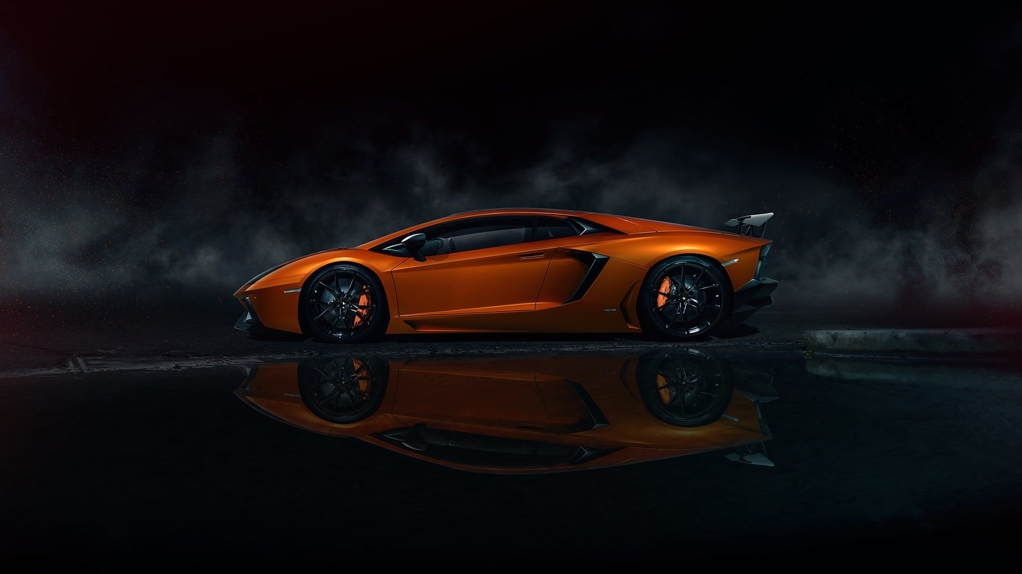 lamborghini aventador lp700-4 naranja superdeportivos lado carporn