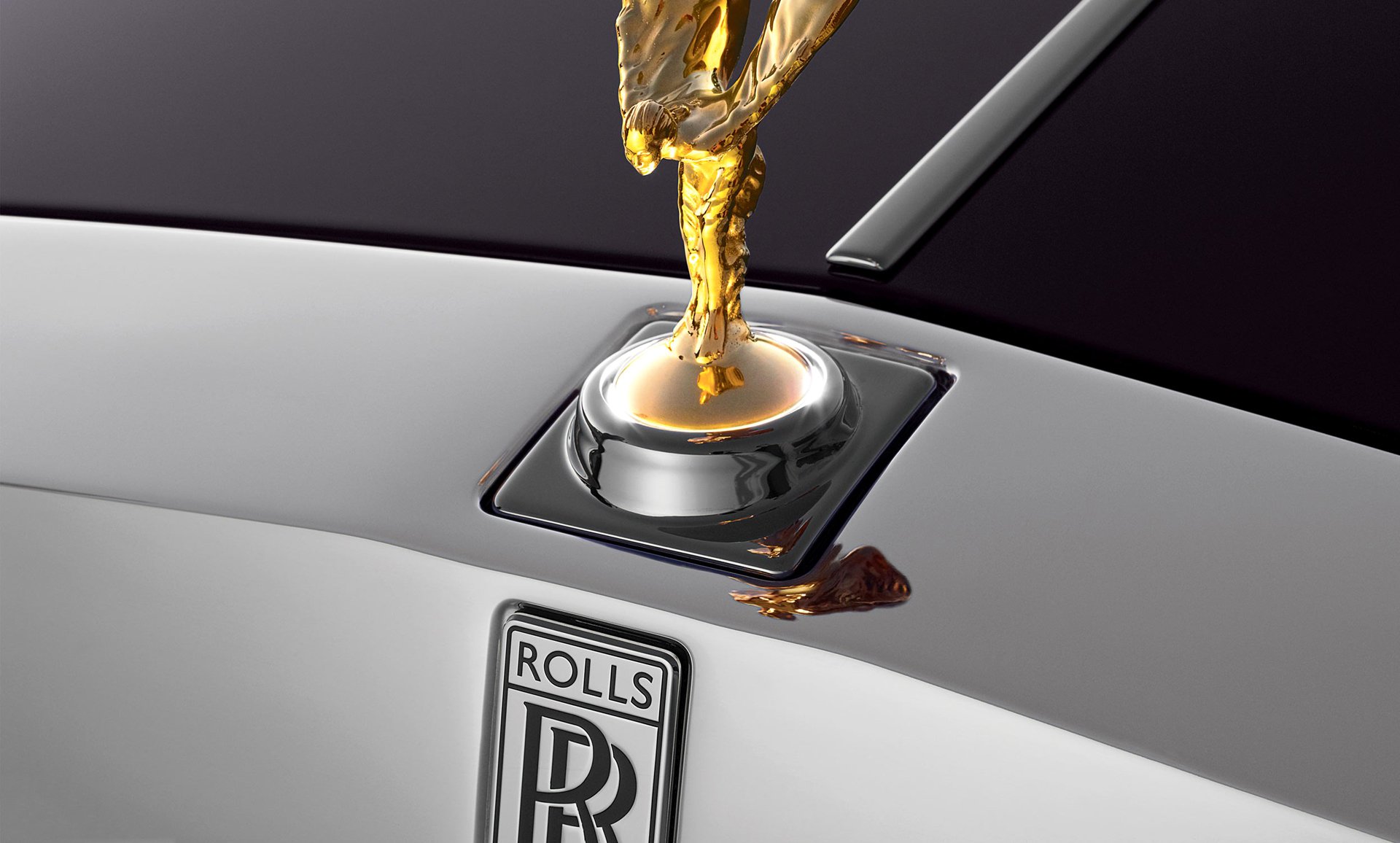 rolls-royce rolls royce emblemat makro