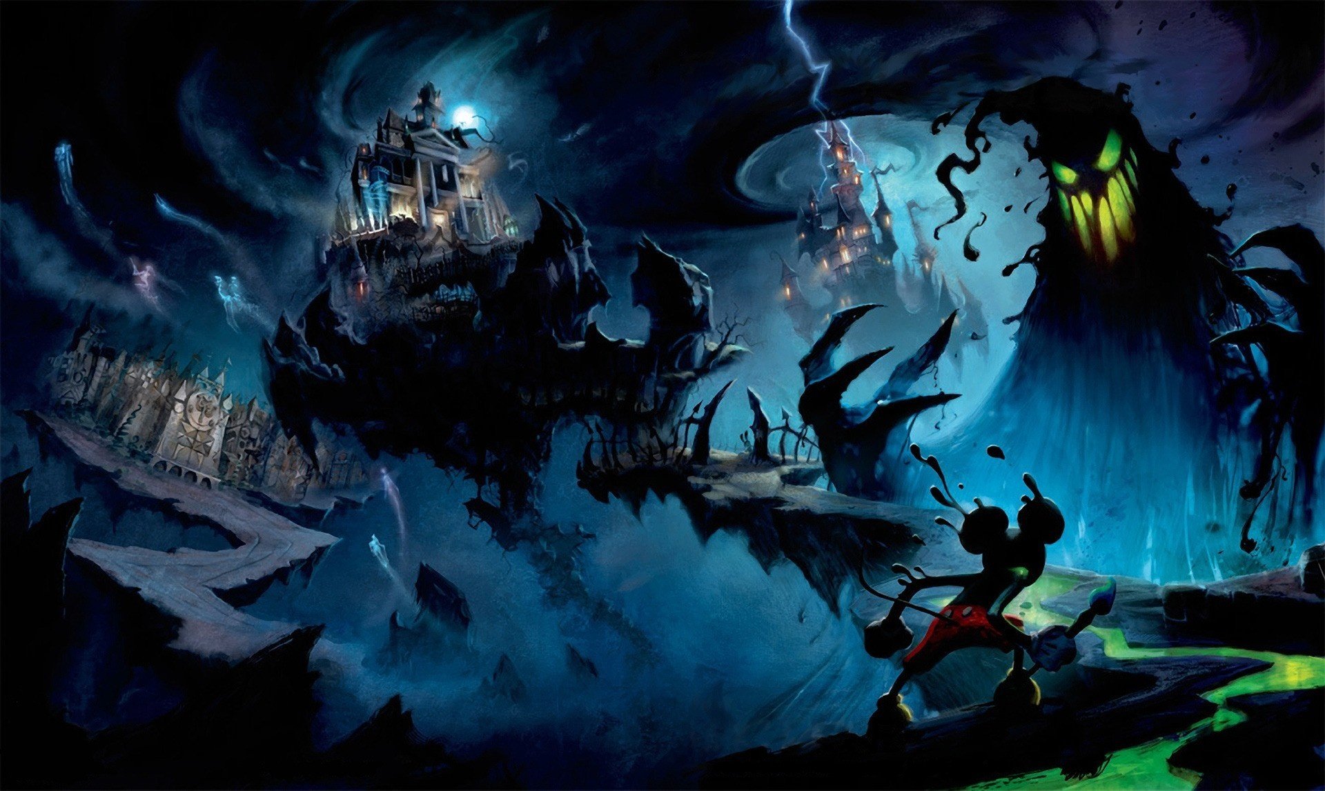 epic mickey disney monster böse grün