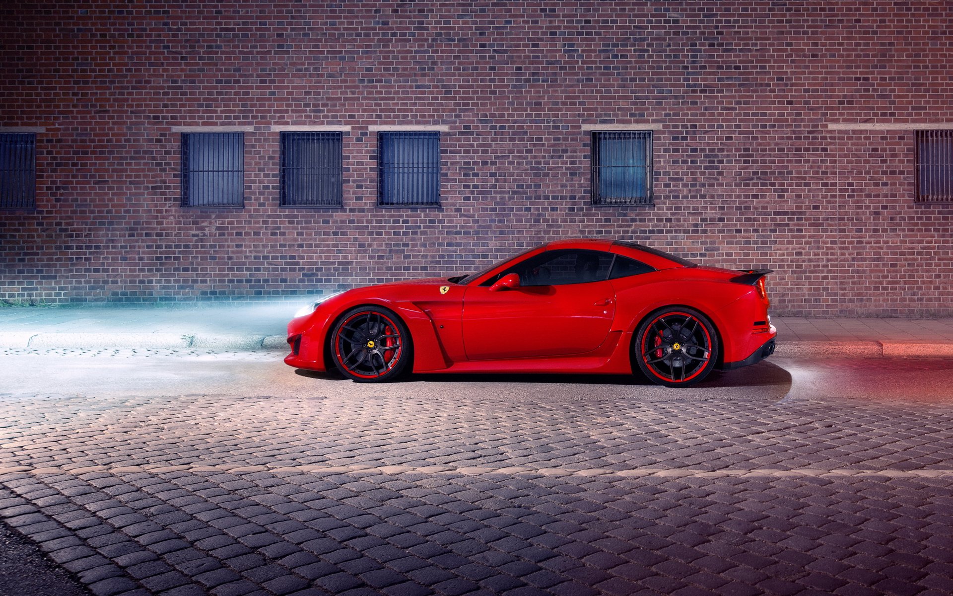 ferrari californie t n-largo novitec rosso tuning voiture nuit