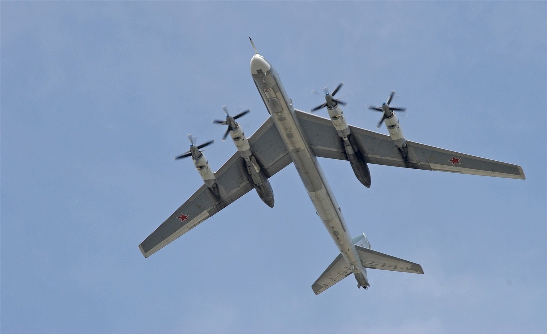 cielo aviazione a lungo raggio tu-95ms aeronautica russa