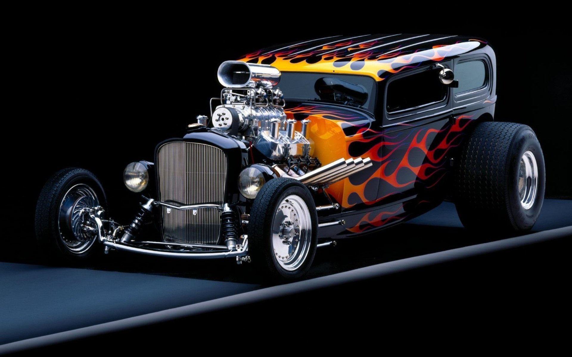 hot rod hot rod front end flame tuning background