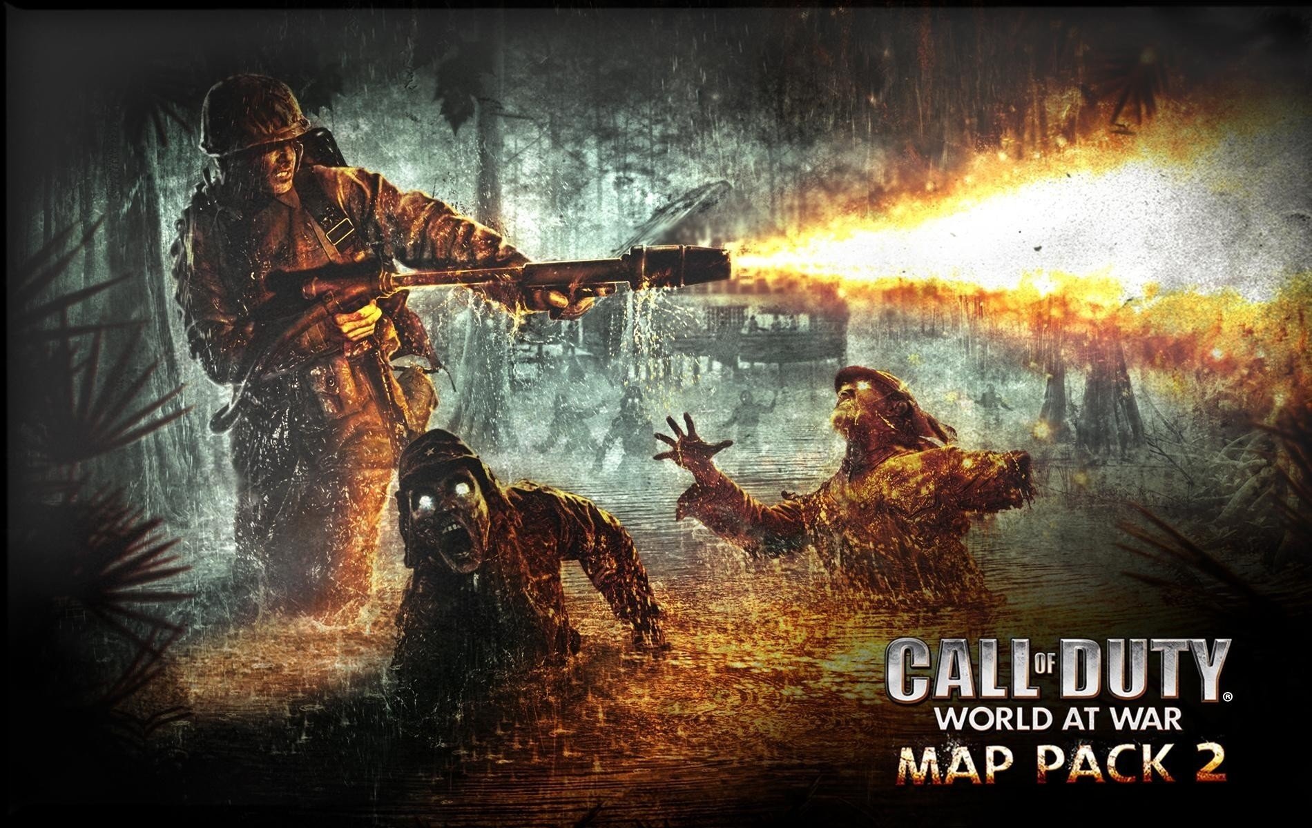 call of duty world at war nazi zombies дикость сражения