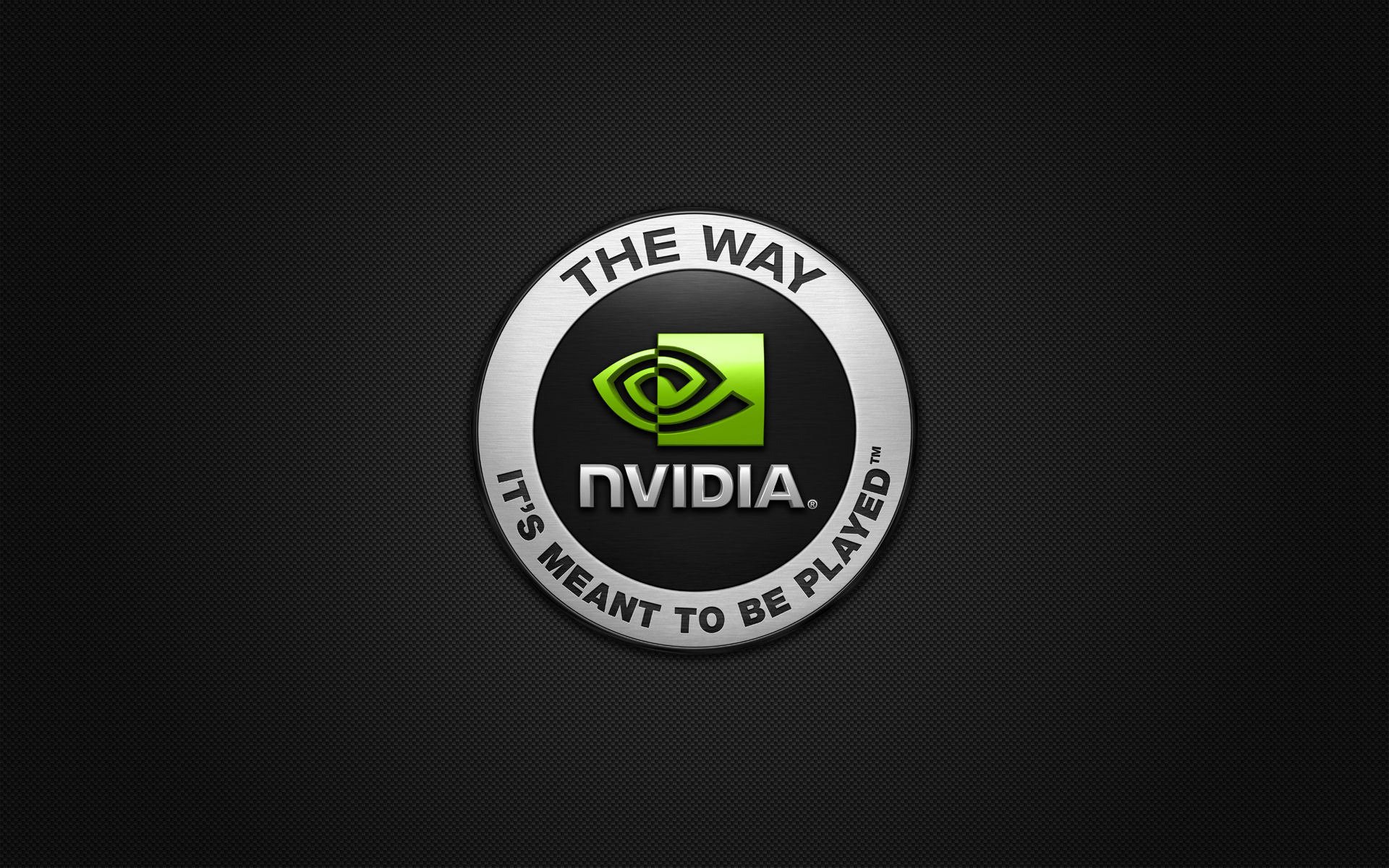 the way its meant to be played nvidia logo emblematy loga