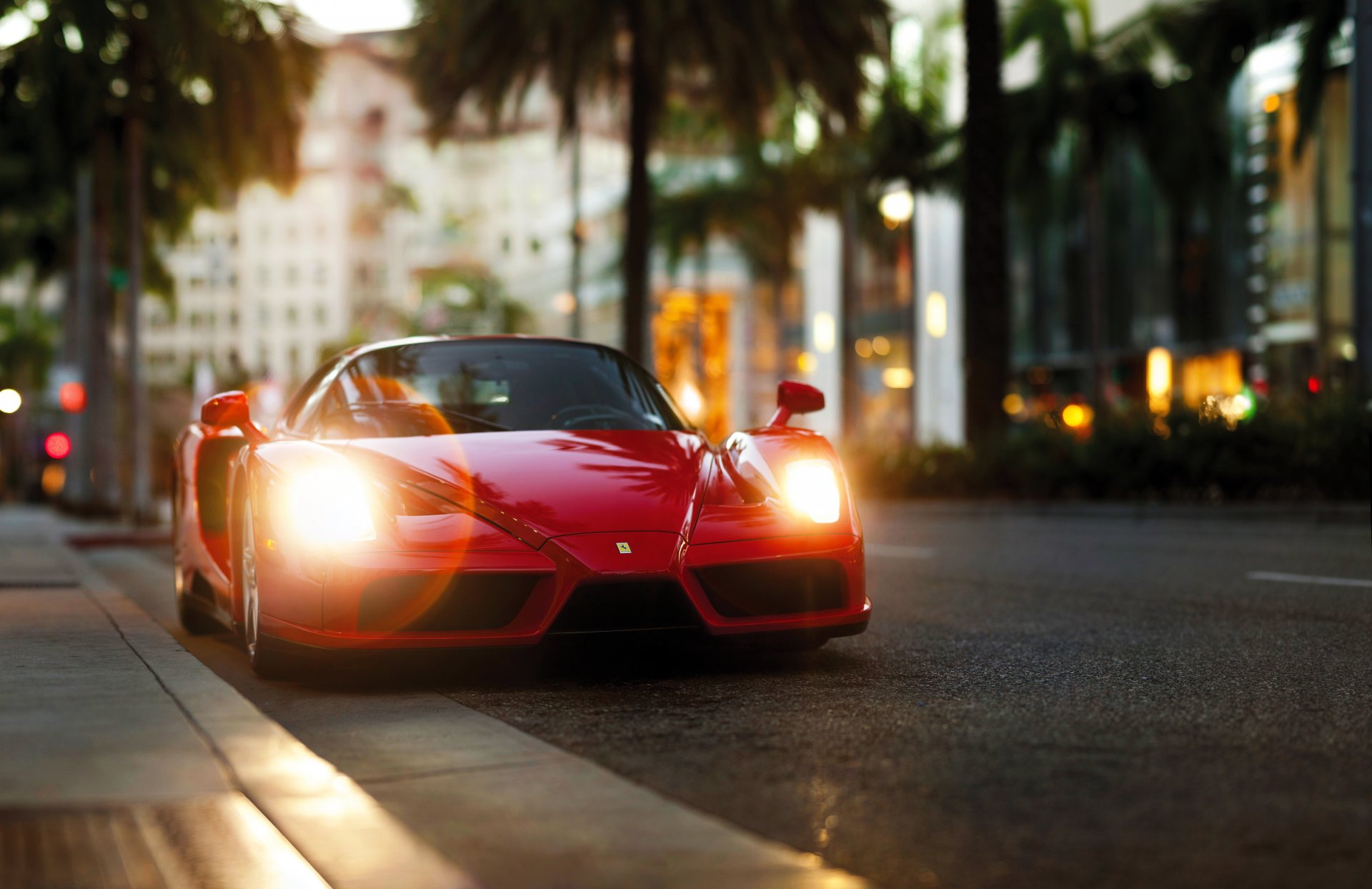 ferrari enzo supersportwagen straße