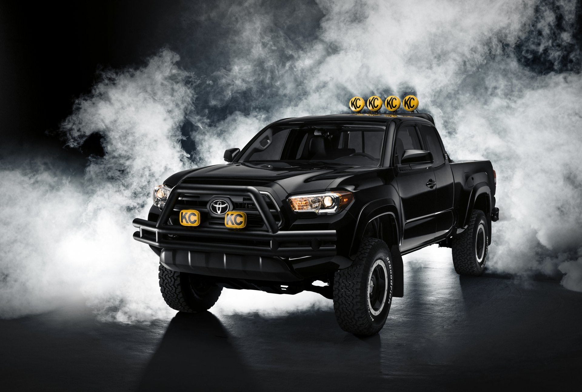 toyota tacoma black toyota pickup truck