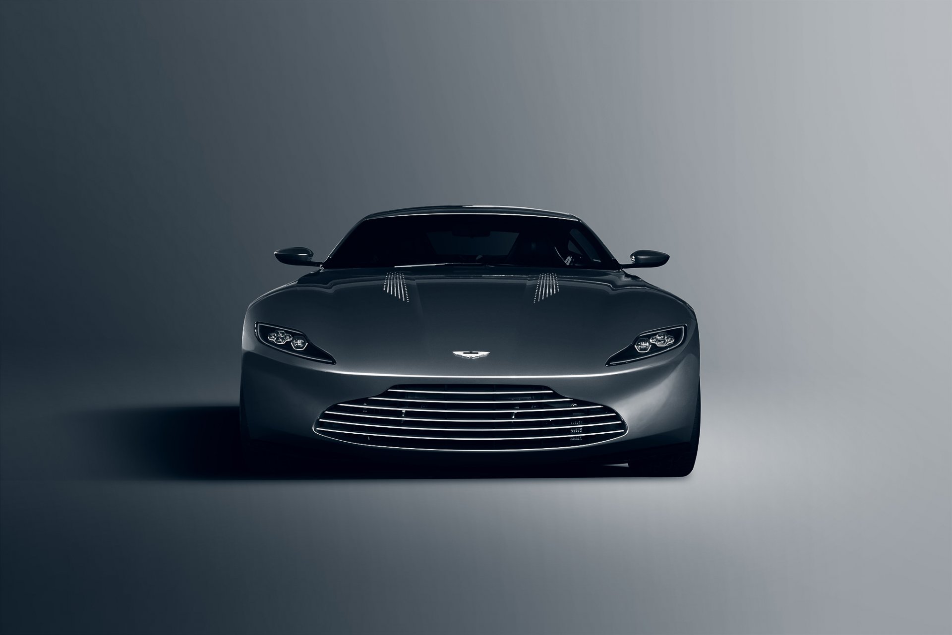 aston martin db10 james bond koncepcja unikalny przód srebrny