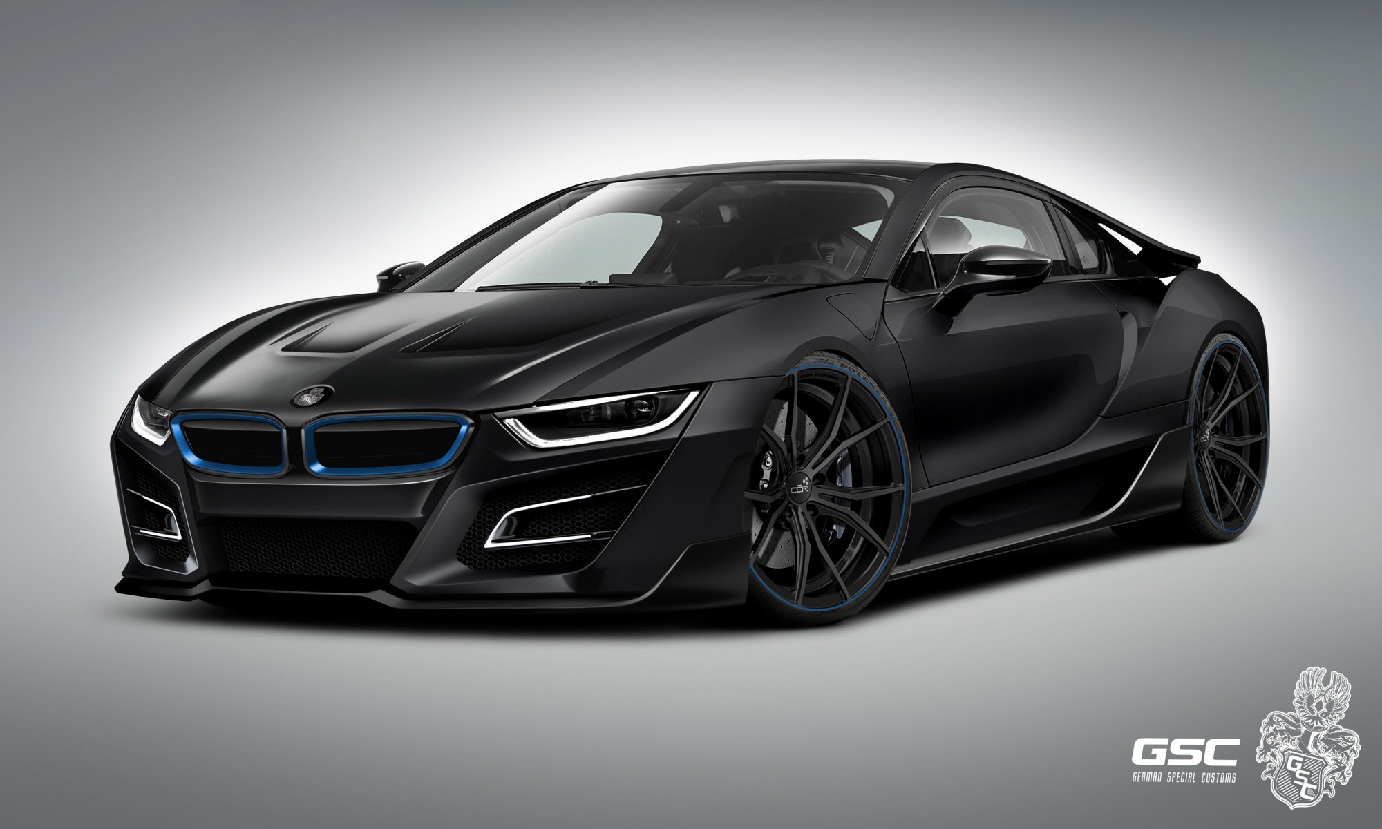 bmw i8 concepto tuning híbrido m3 m5 negro potencia alemania carreras