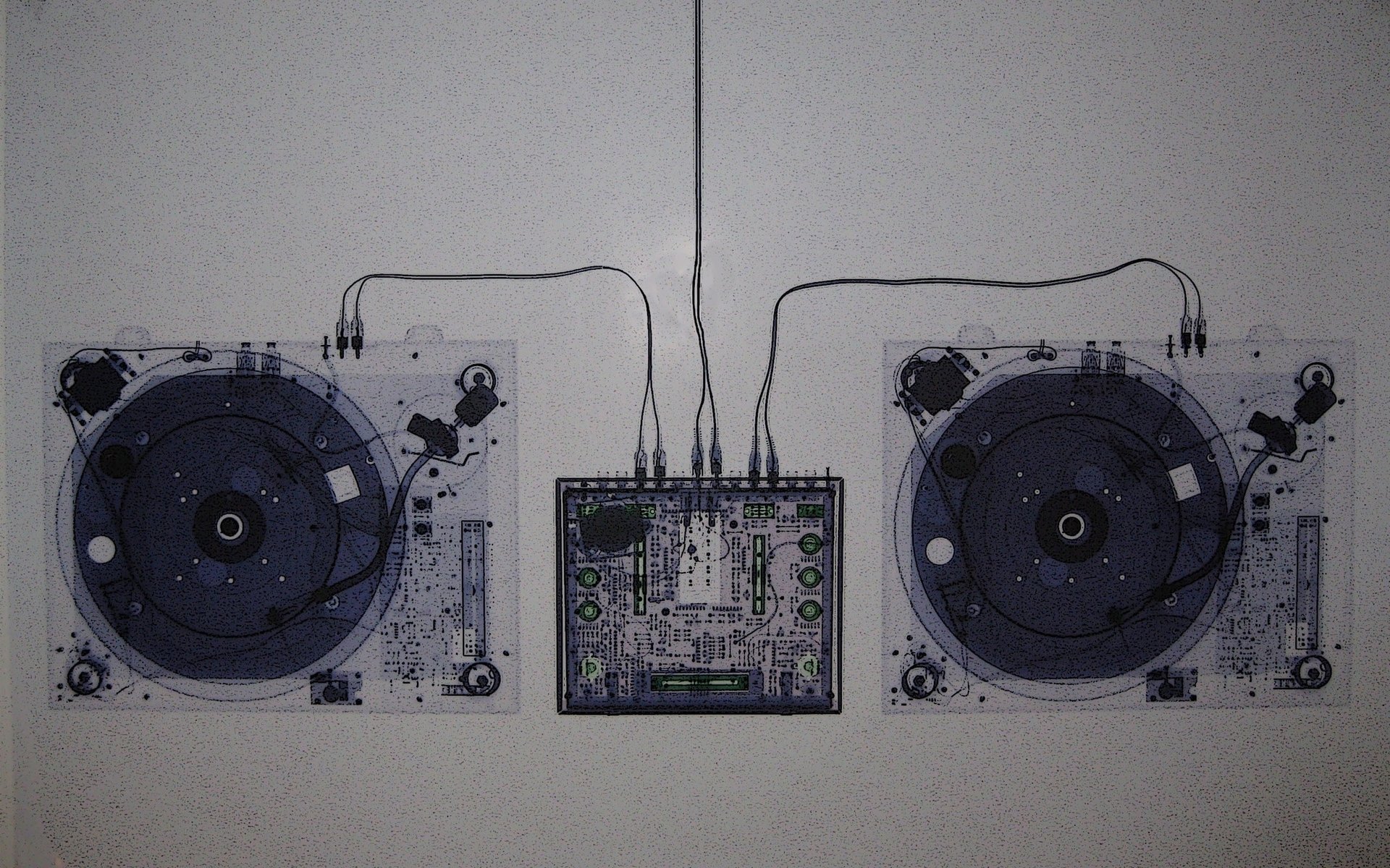 system sterowania przewody rtg b & w