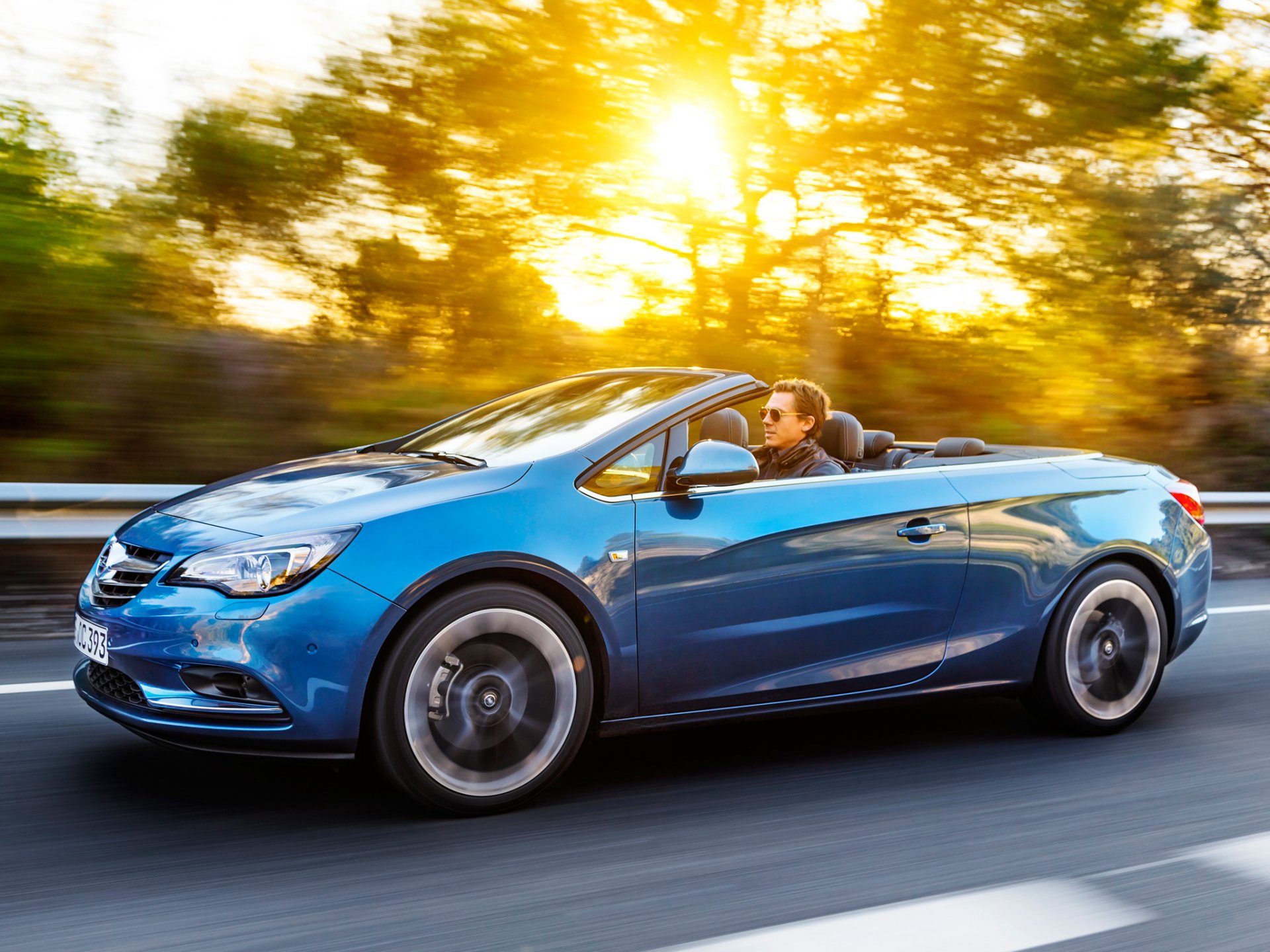 opel cascada автомобиль дорога солнце свет