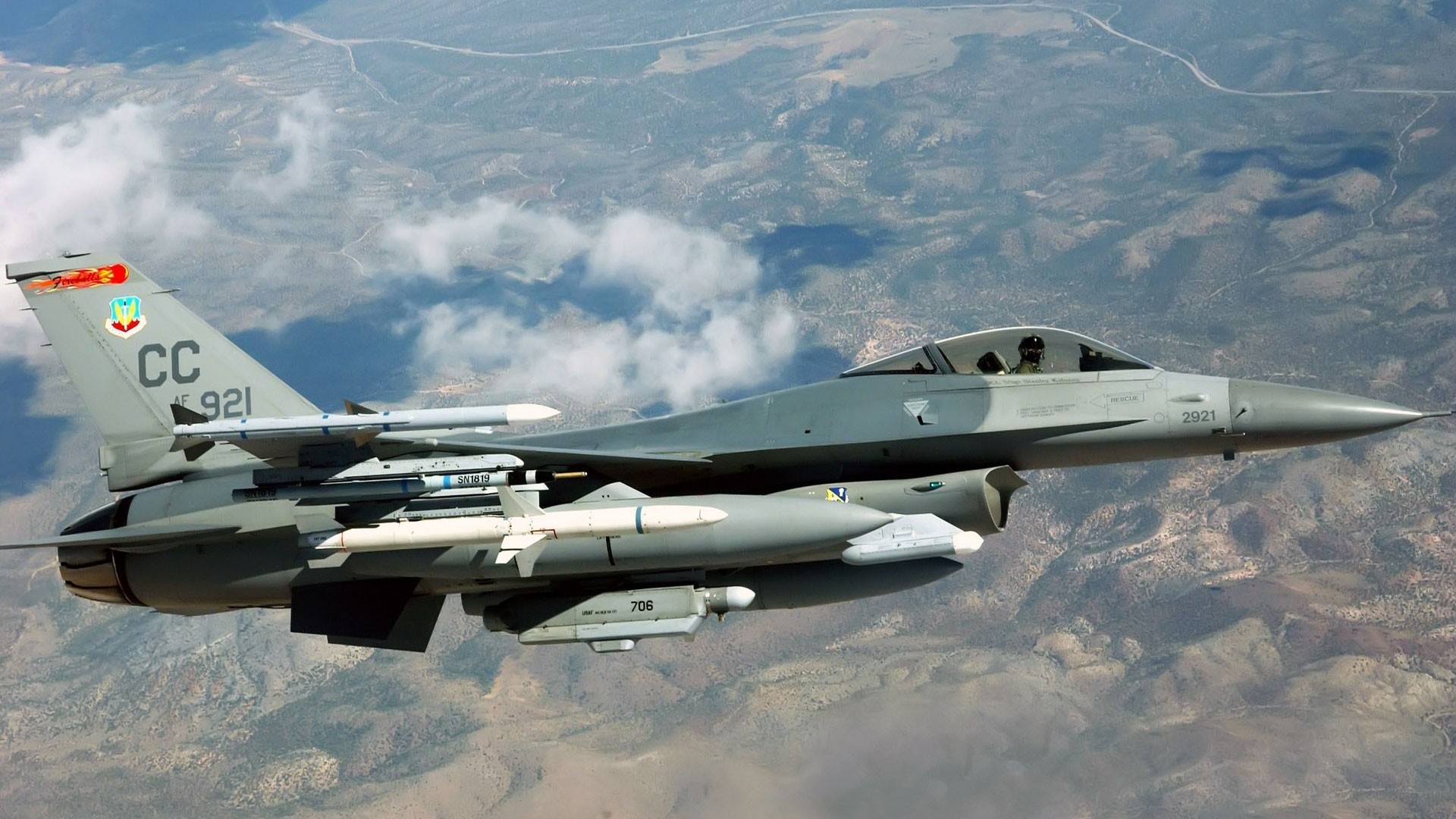 aviation militaire f-16c avion