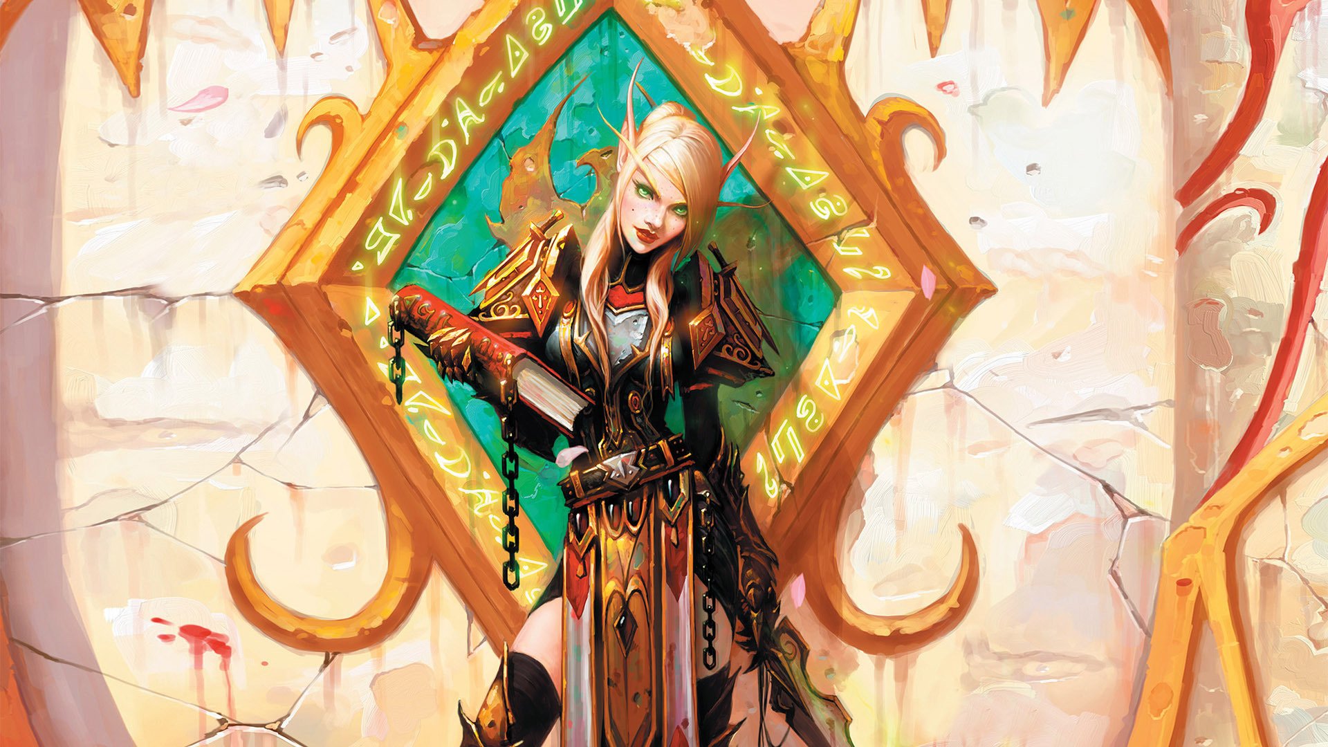 world of warcraft elf wow buch magie mädchen zeichnungen anime frauen